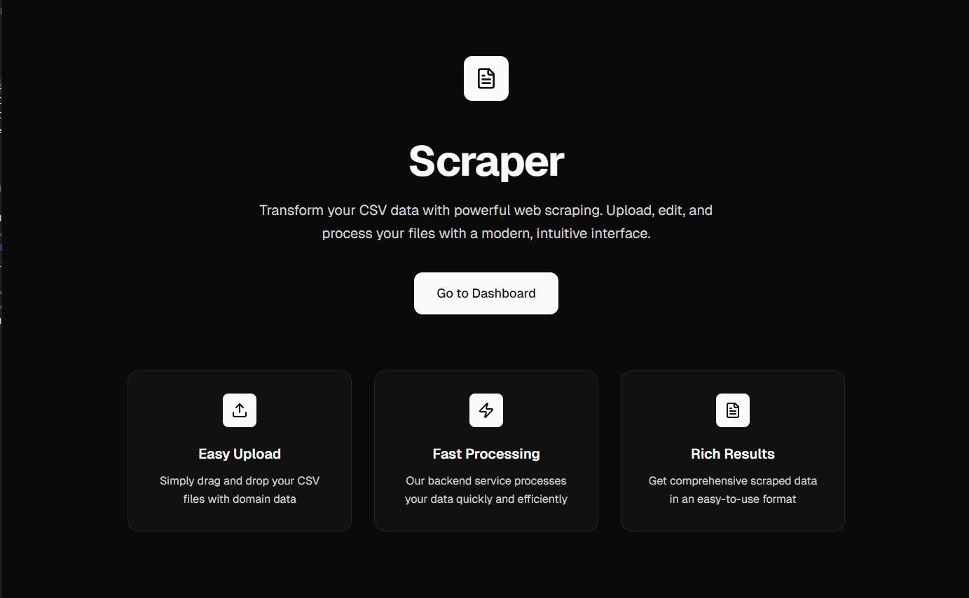 BEN WebScraper: Full-Stack Web Scraping & Payment Detection Platform