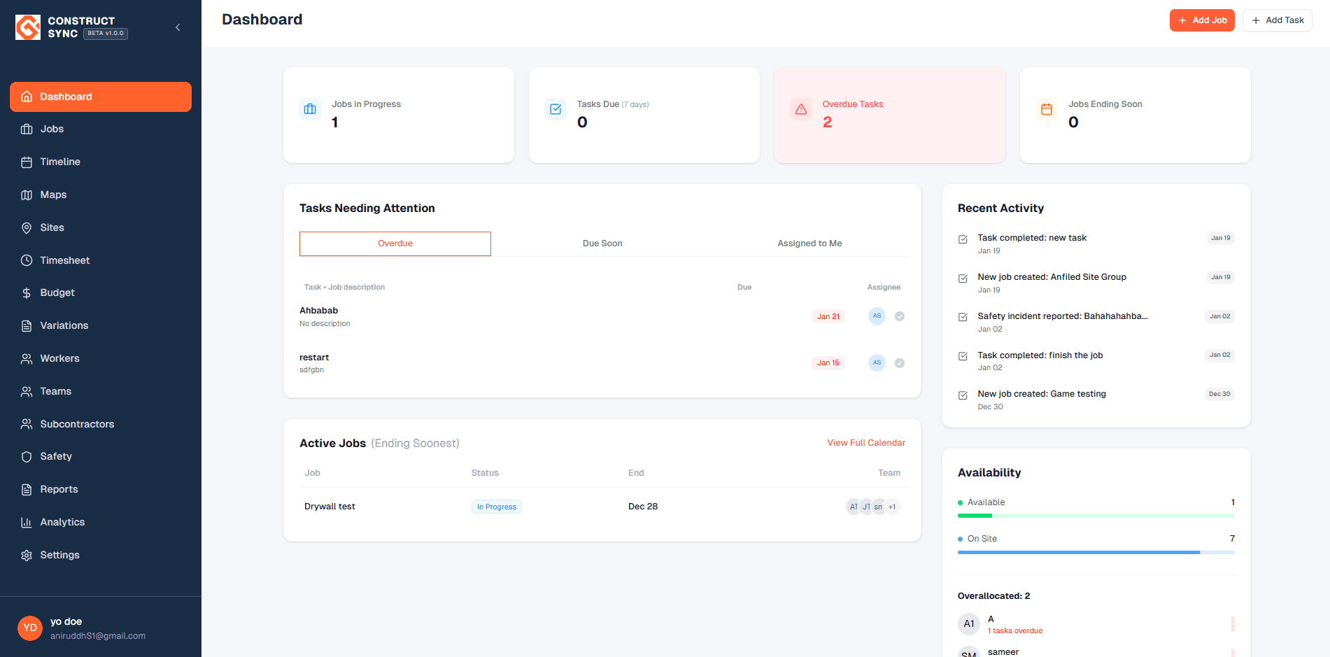 ConstructSync: Multi-Platform Systems Engineering